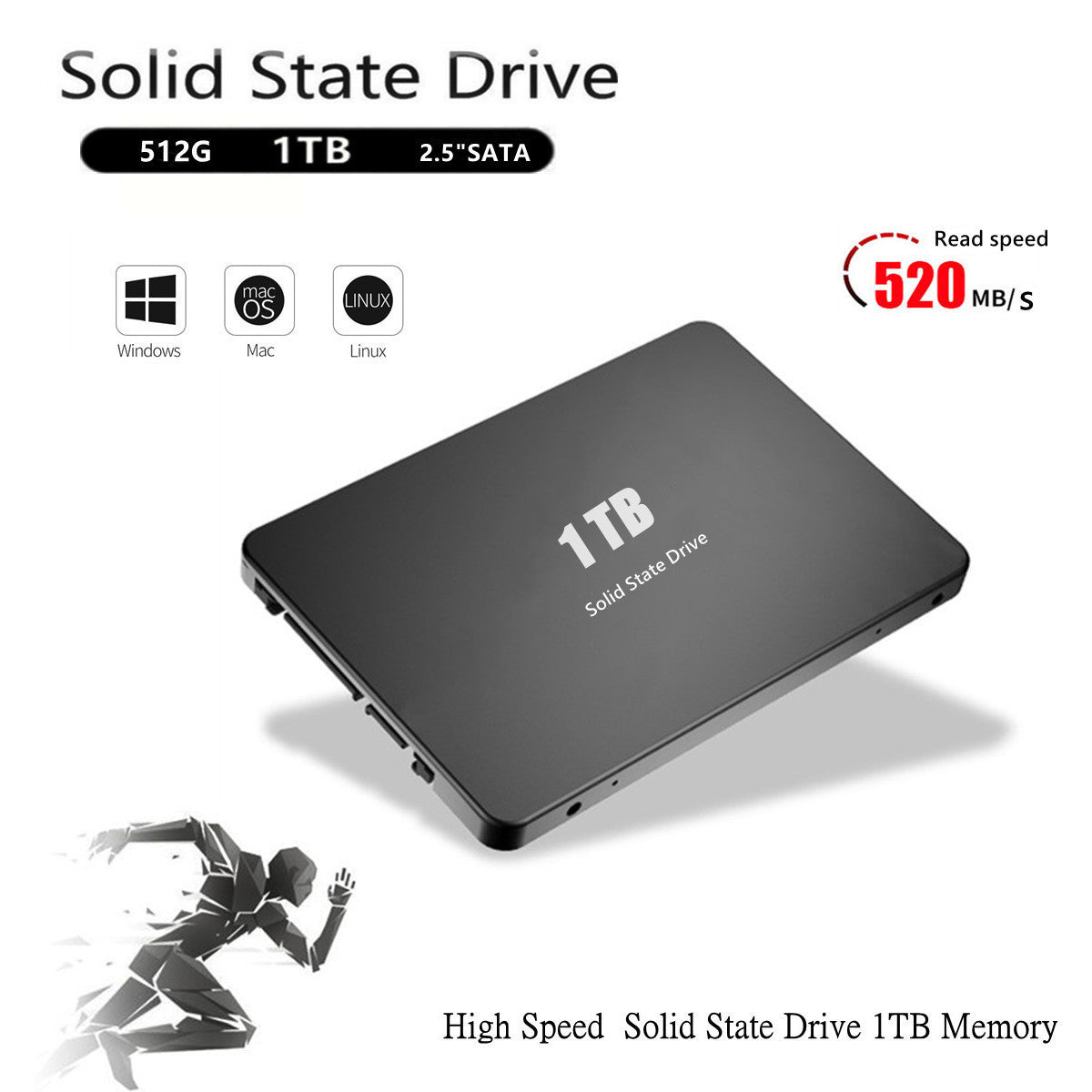 2.5" High-Speed 1TB SSD