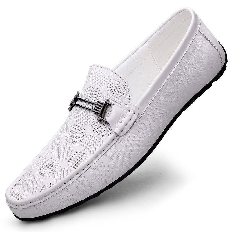 Business Casual Leather Shoes with Soft Bottom