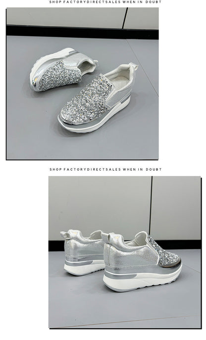 Sequin Thick Sole Casual Shoes