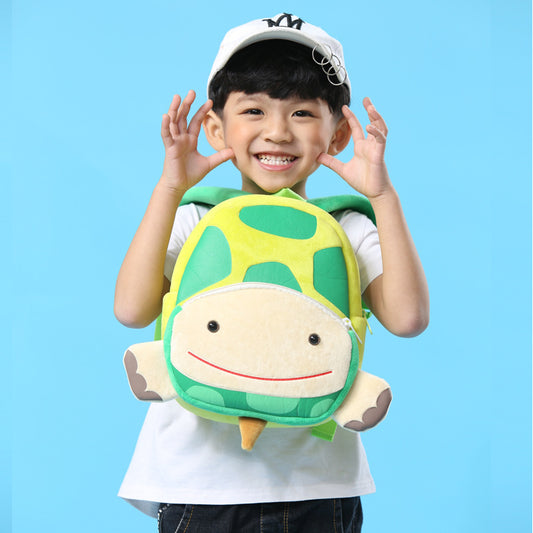 Turtle Plush School Backpack