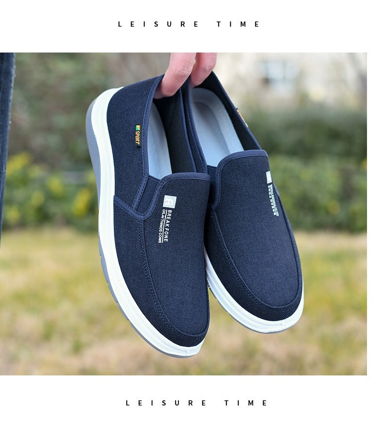 Denim Slip-On Casual Work Shoes