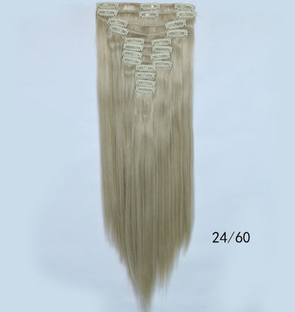 Straight Hair Wig Clip Hair Extension Piece