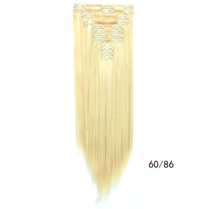 Straight Hair Wig Clip Hair Extension Piece