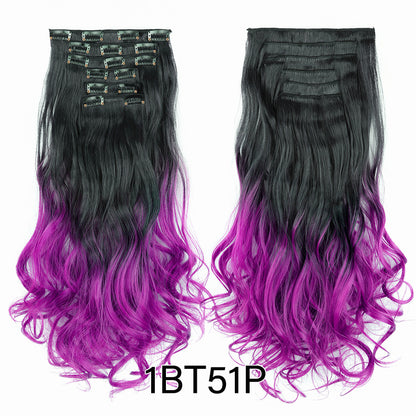 Straight Hair Wig Clip Hair Extension Piece