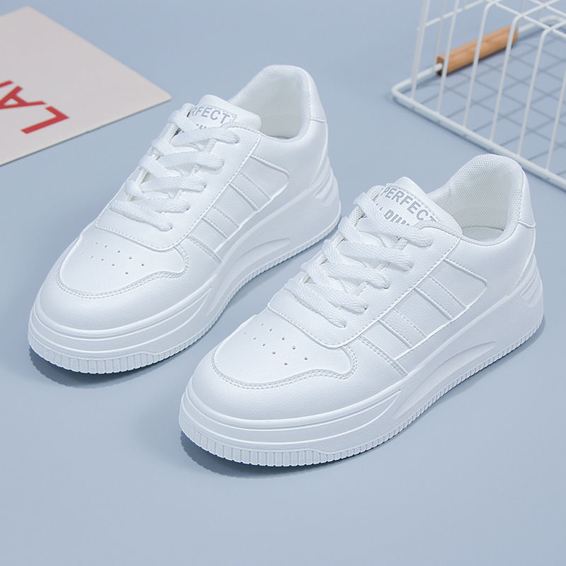 All-Matching Summer White Leather Sneakers