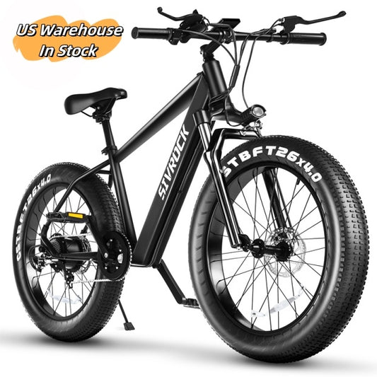 1000W Fat Tire Electric Bike for Adults - 26x4.0 Mountain E-Bike