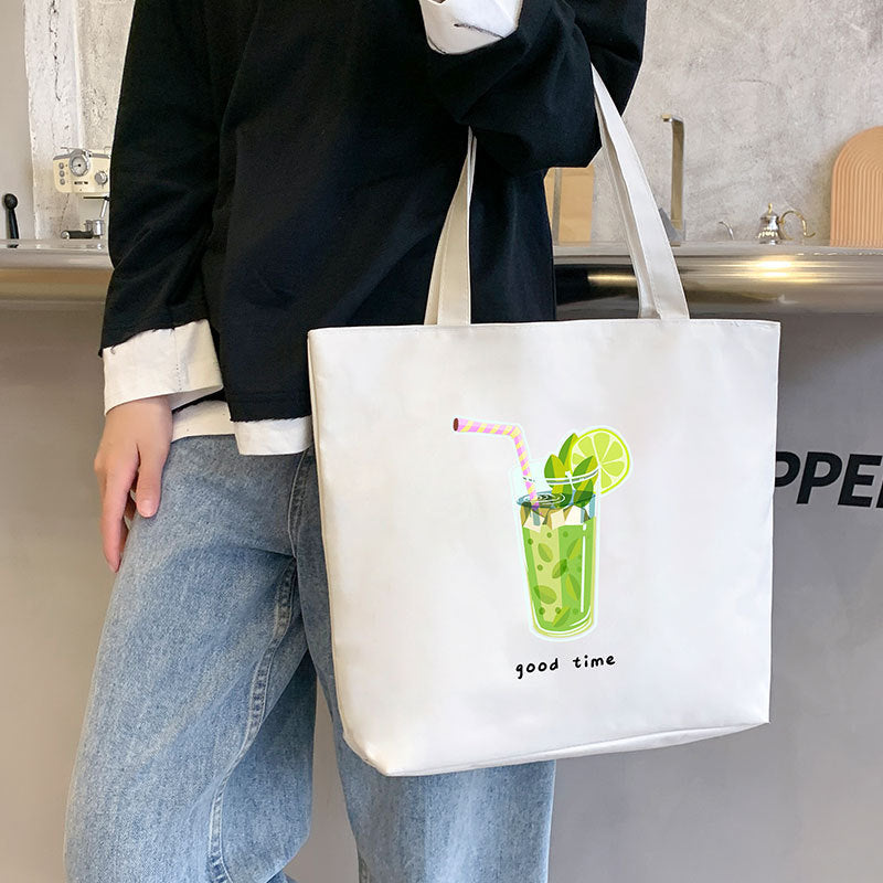 Canvas Student Tote Handbag