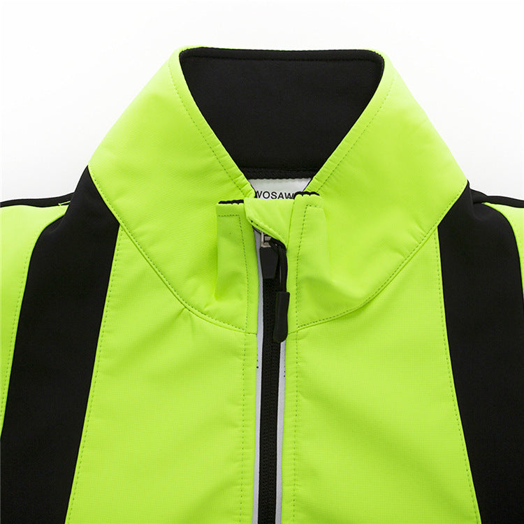 Soft shell Thermal Fleece Cycling Jacket