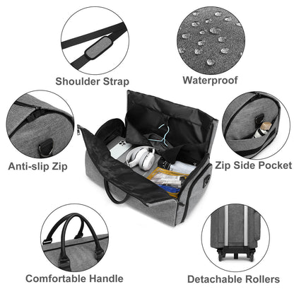 Portable Folding Lever Bag High Capacity