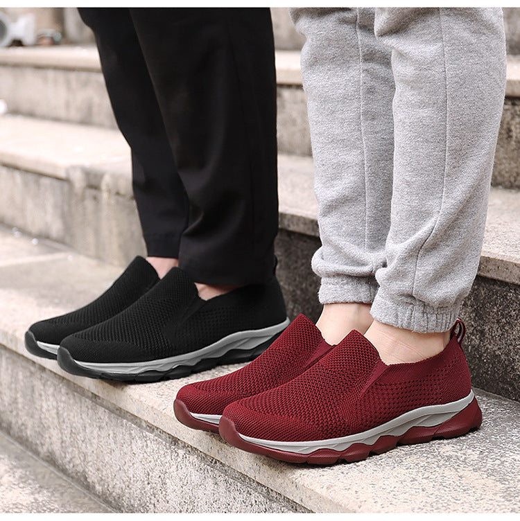 Mesh Breathable Casual Shoes for Middle-aged and Elderly