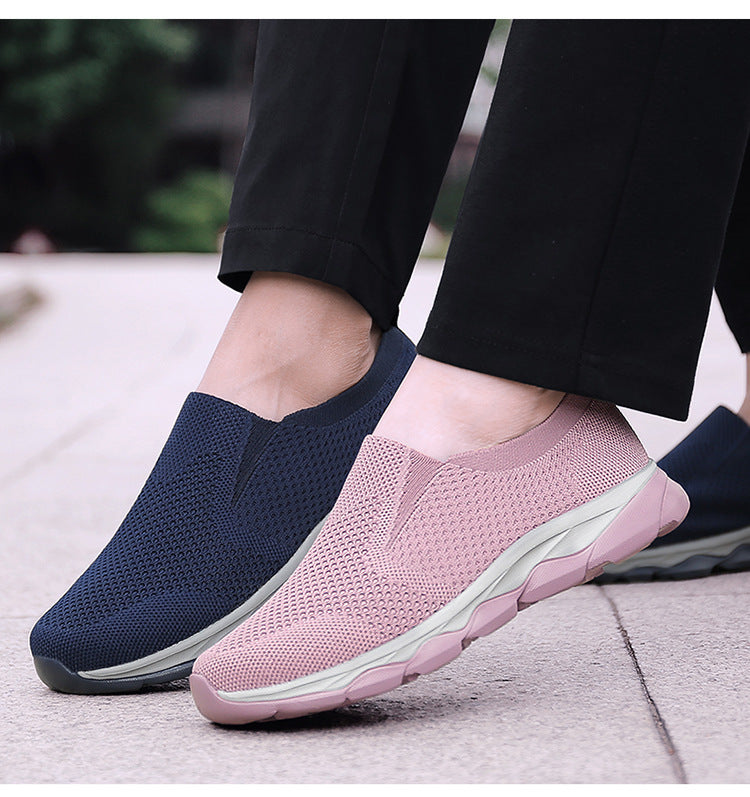 Mesh Breathable Casual Shoes for Middle-aged and Elderly