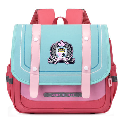 British Style Elementary School Backpack for Boys and Girls