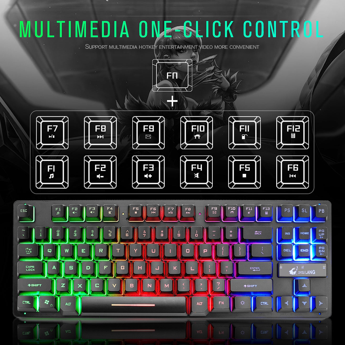 Mechanical Keyboard for Gaming and Notebooks