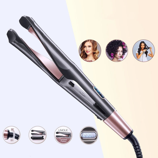 2-in-1 Hair Straightener and Curler