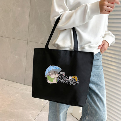 Canvas Student Tote Handbag