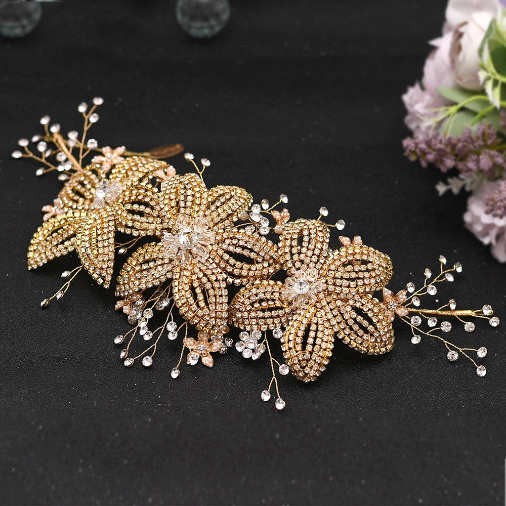 Flower Rhinestone Bridal Hair Band