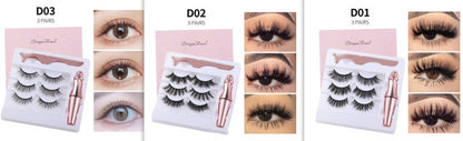 Magnetic Eyeliner & Lash Set with Tweezers