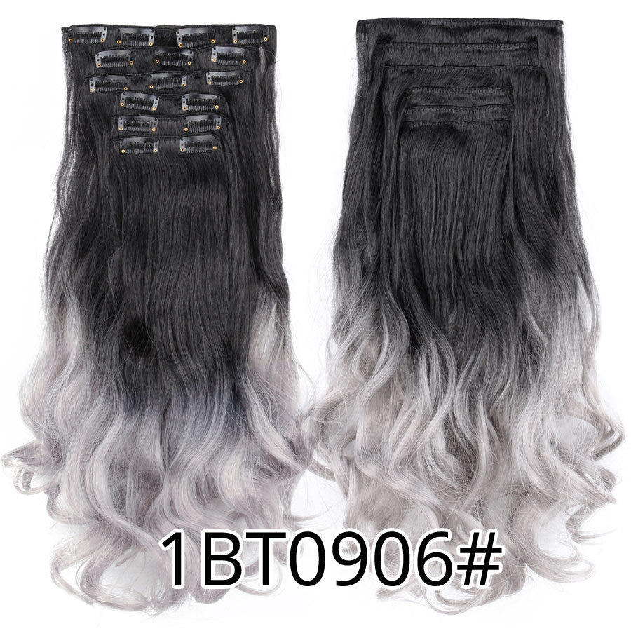 Straight Hair Wig Clip Hair Extension Piece