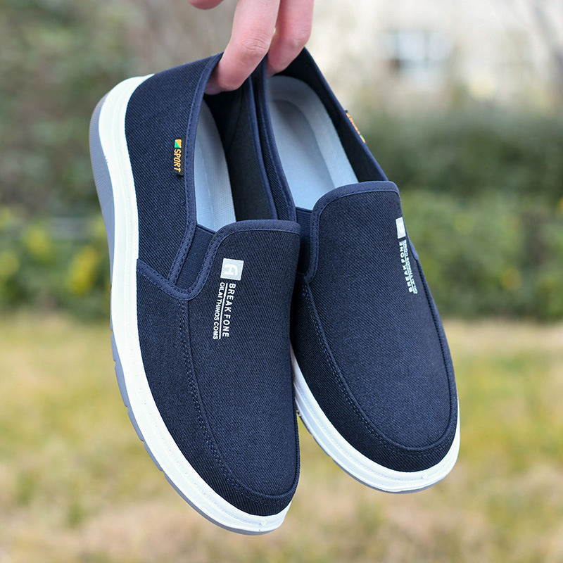 Denim Slip-On Casual Work Shoes