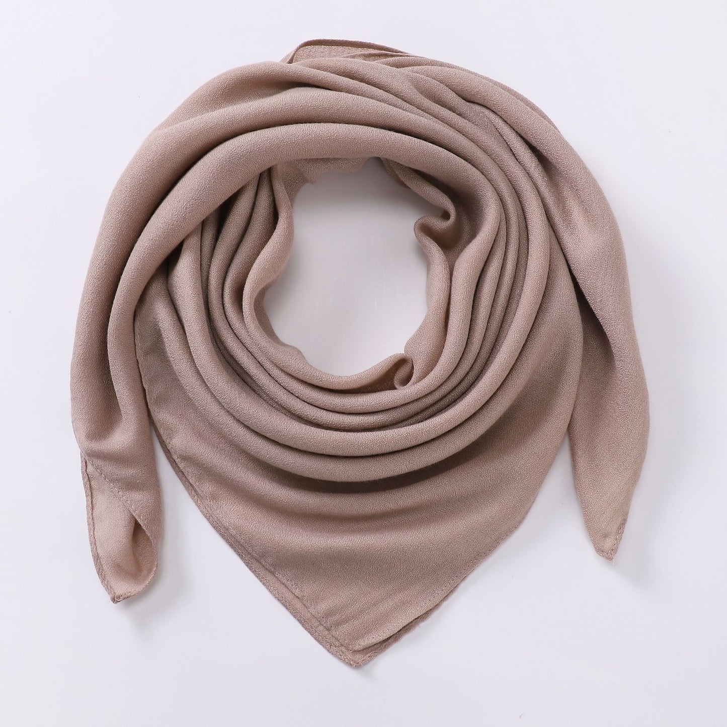 Women's Cotton And Linen Solid Color Retro Artistic Scarf