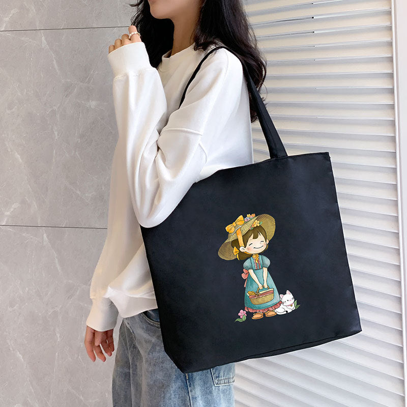 Canvas Student Tote Handbag