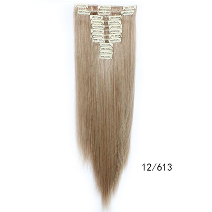 Straight Hair Wig Clip Hair Extension Piece