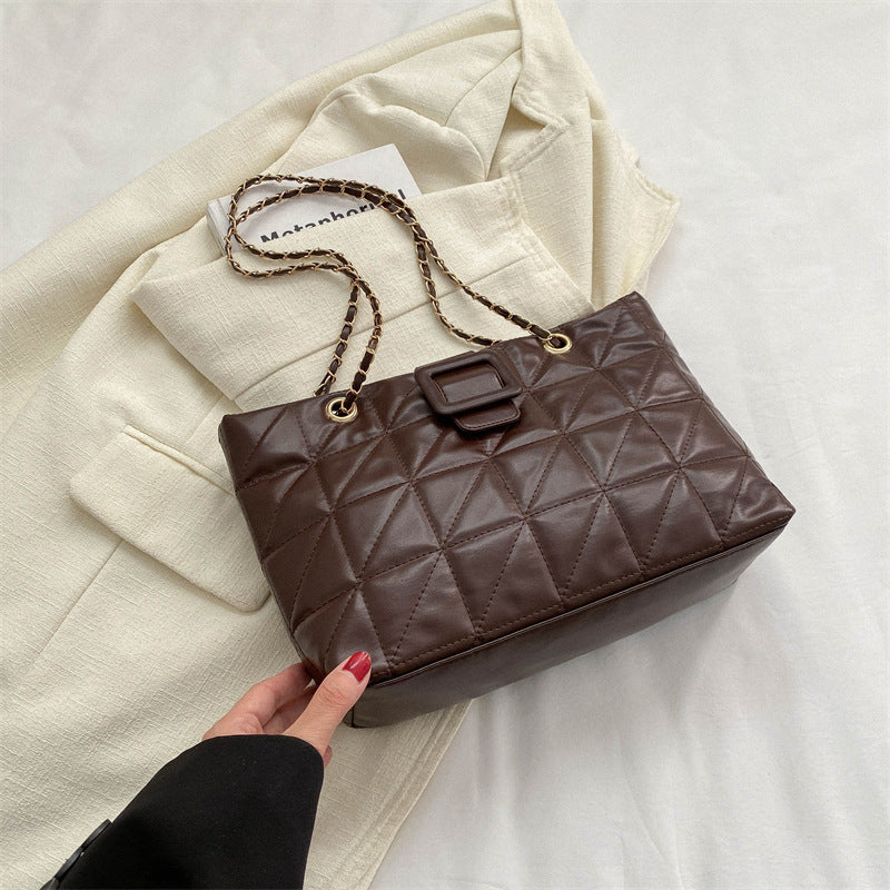 Trendy Rhombus Chain Shoulder Bag