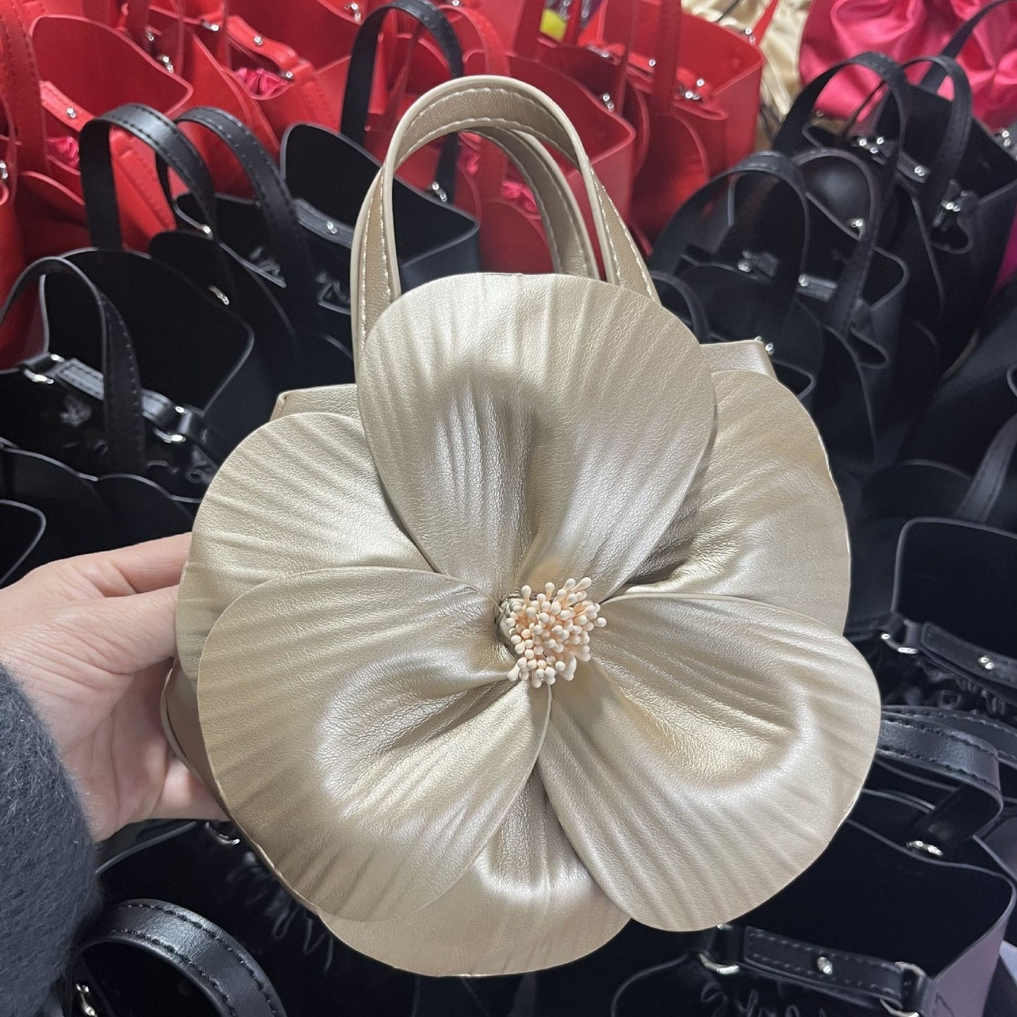 French Petal Flower Tote Bag