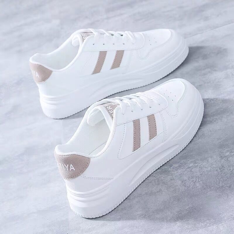 All-Matching Summer White Leather Sneakers