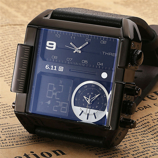 611 Date Countdown Waterproof Electronic Watch