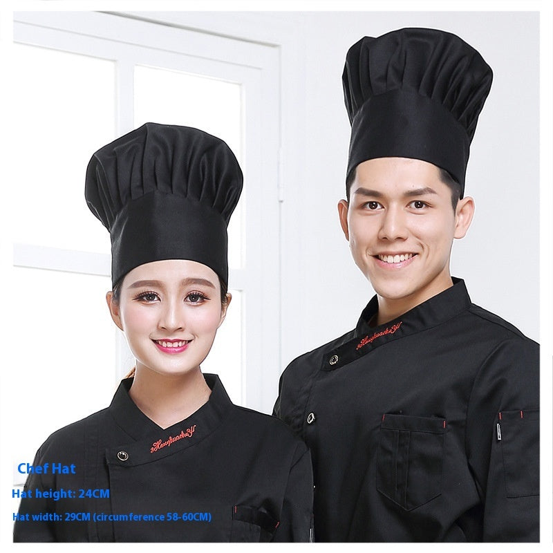 Cotton Hat Restaurant Canteen Chef Work Hat