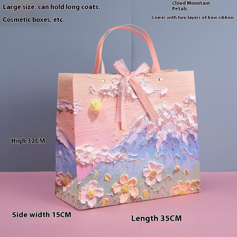 Yunshan Petals Beautiful Crayon Gift Handbag