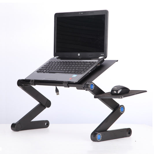 "Adjustable Folding Laptop Stand with Ergonomic Design and Mouse Pad"Adjustable Folding Laptop Stand with Ergonomic Design and Mouse Pad