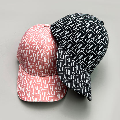 Sun-proof Houndstooth Letter Baseball Cap