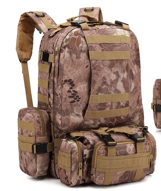 Men's Tactical Camouflage Travel Backpack – Large Oxford Outdoor Bag