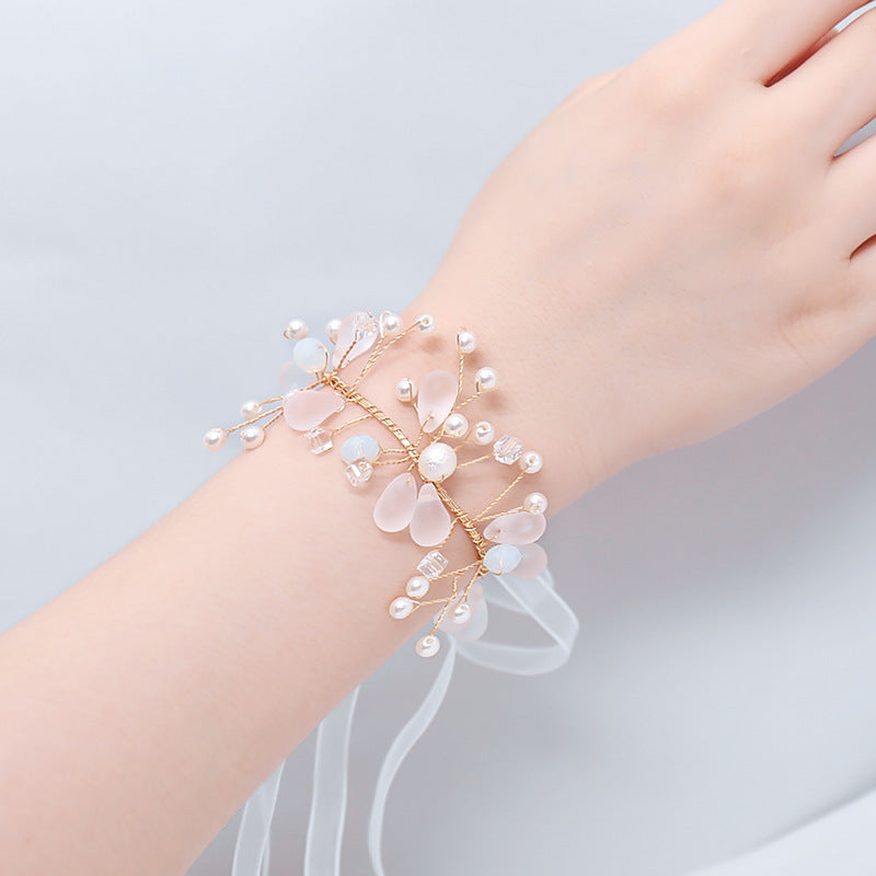 Super Fairy Sisters Children's Hand Flower Bracelet