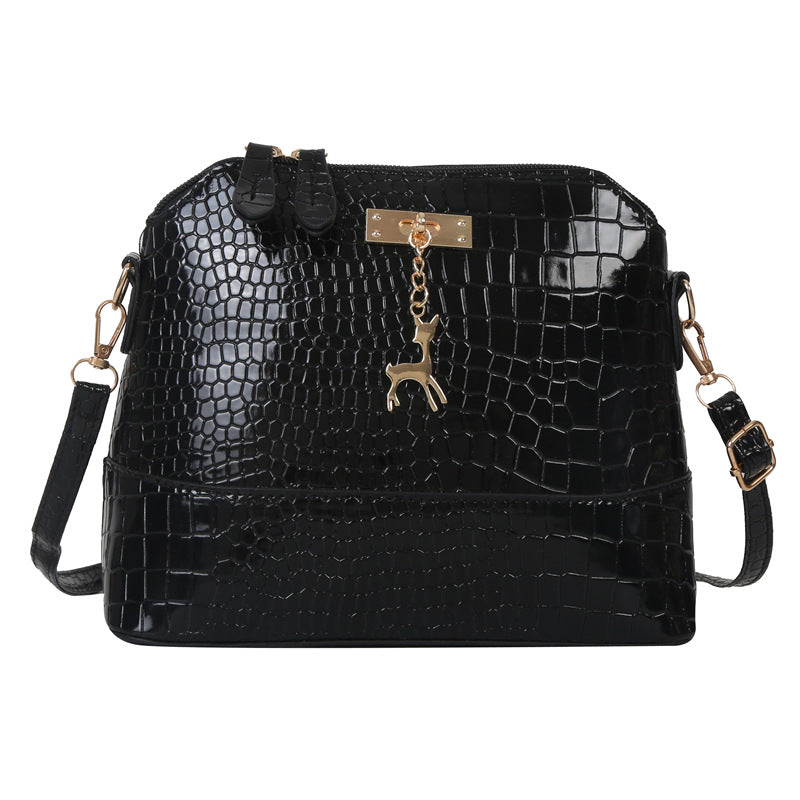 Large Capacity Solid Color Crossbody Bag