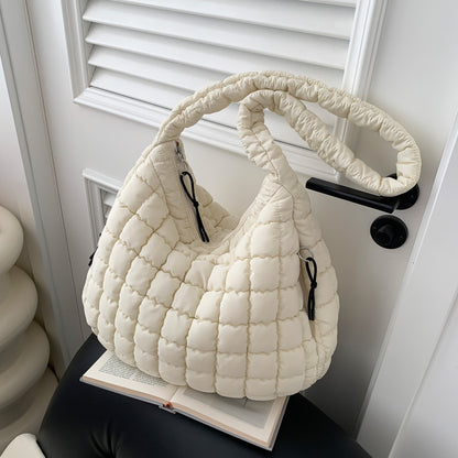 Pleated Cloud Shoulder Crossbody Bubble Bag