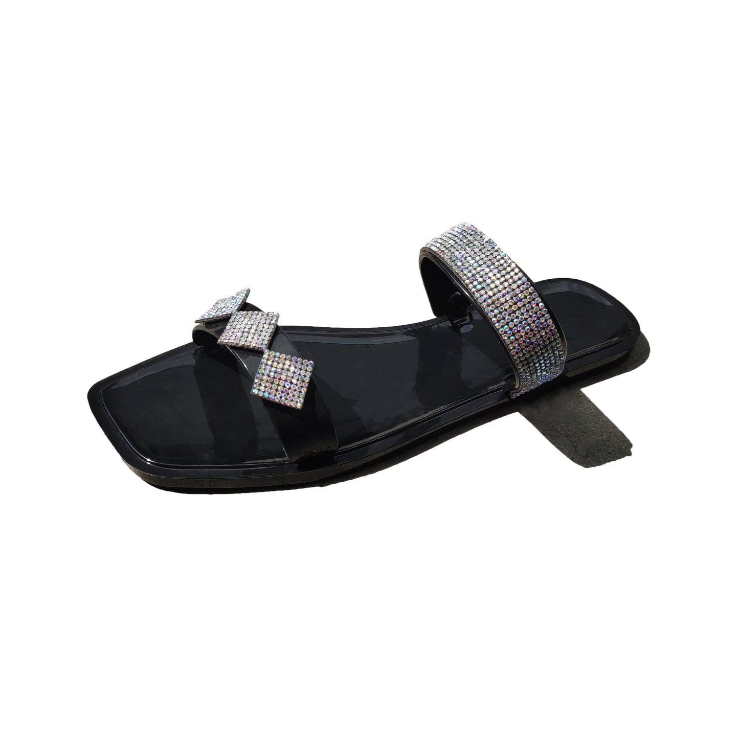 Square Toe Light Diamond Sandals