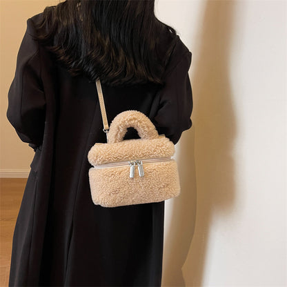 Autumn/Winter Lamb Wool Women's Plush Bag