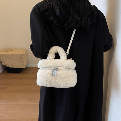 Autumn/Winter Lamb Wool Women's Plush Bag