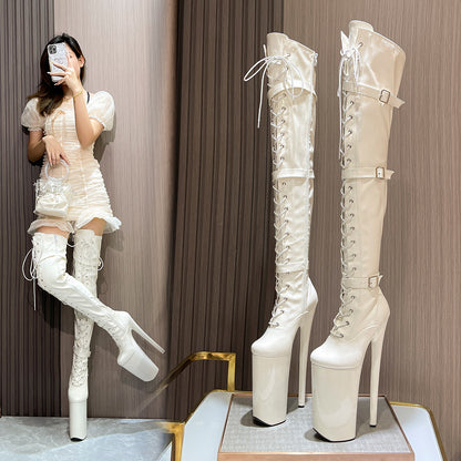 26CM Super High Heel Over-The-Knee Boots