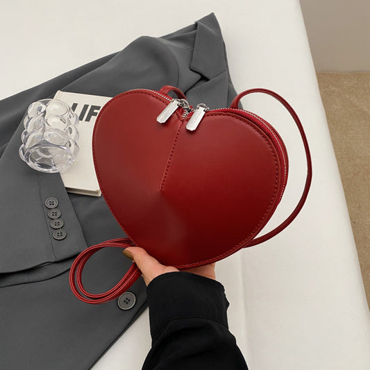 Versatile Crossbody Mini Heart Underarm Bag