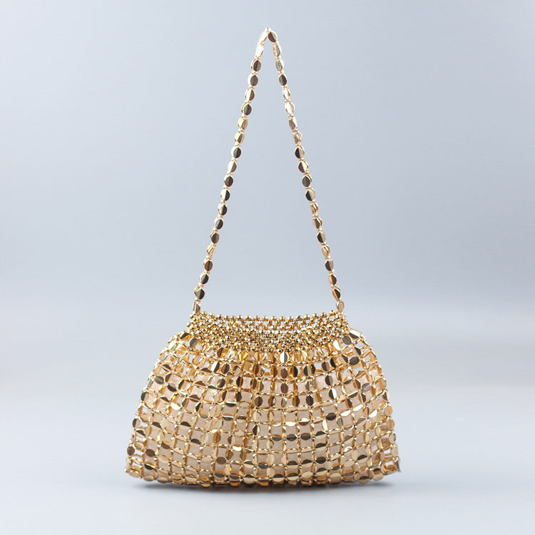 Handmade Beaded Dumpling Handbag