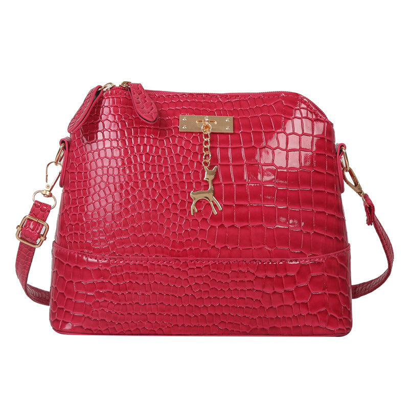 Large Capacity Solid Color Crossbody Bag