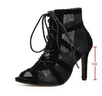 Sexy Lace-up High Heel Plus Size Shoes