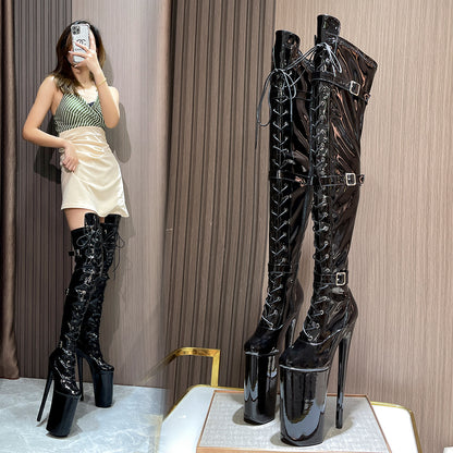 26CM Super High Heel Over-The-Knee Boots