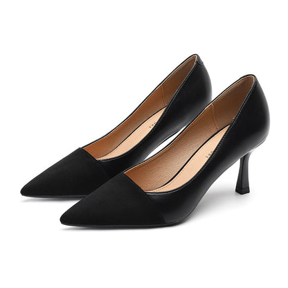 Color-Block Stiletto Pumps Chic Commuter