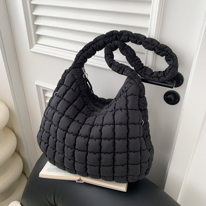 Pleated Cloud Shoulder Crossbody Bubble Bag