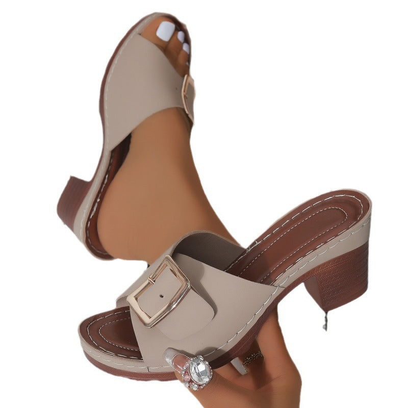 Women's Sandals High Heel Fashion Strap